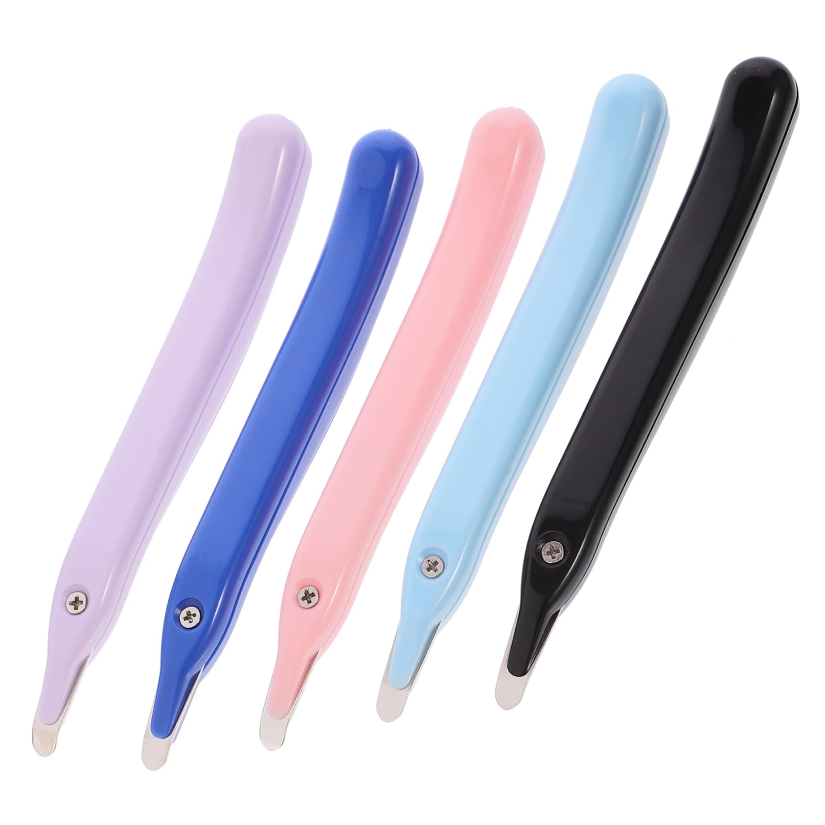 Operitacx 5 Set Estrattore Per Unghie Da Ufficio Leva Smalto Per Unghie Pinzatrice Per Gel Leva Punti Leva Punti Manuale Piccolo Estrattore Per Punti Strumento Ergonomico Per 5 pezzi*5