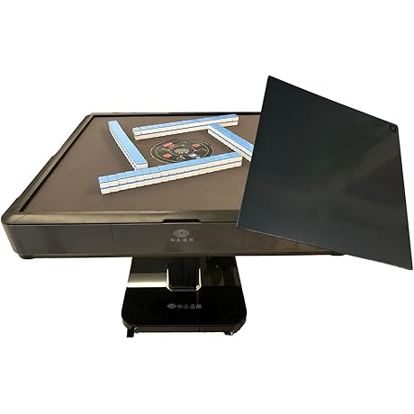 USA MJ Table Roller Coaster Style Fully Automatic Mahjong Machine 40mm Tiles...