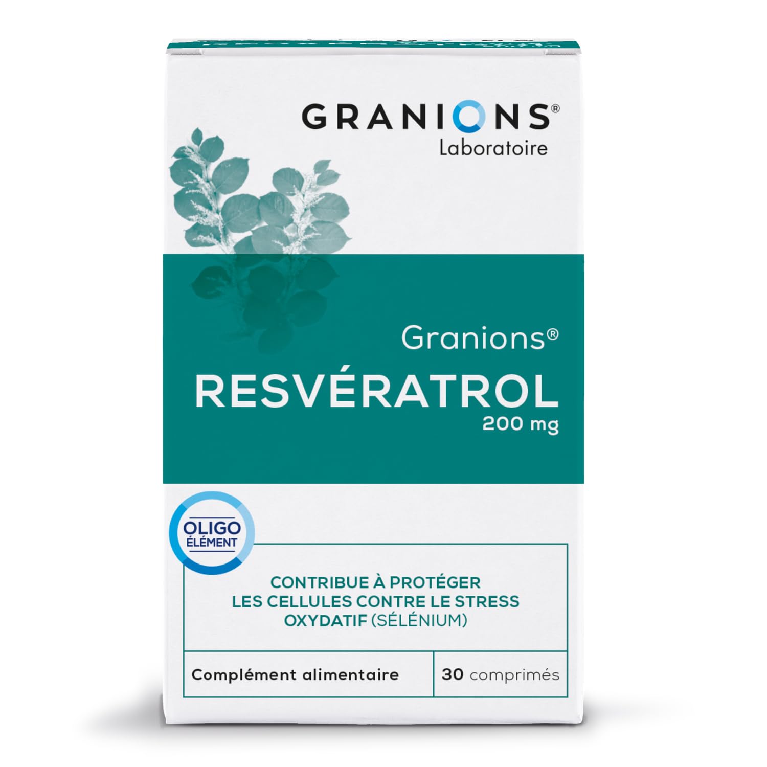 Granions - Resveratrol - 200mg - Antioxydant - 30 Gélules