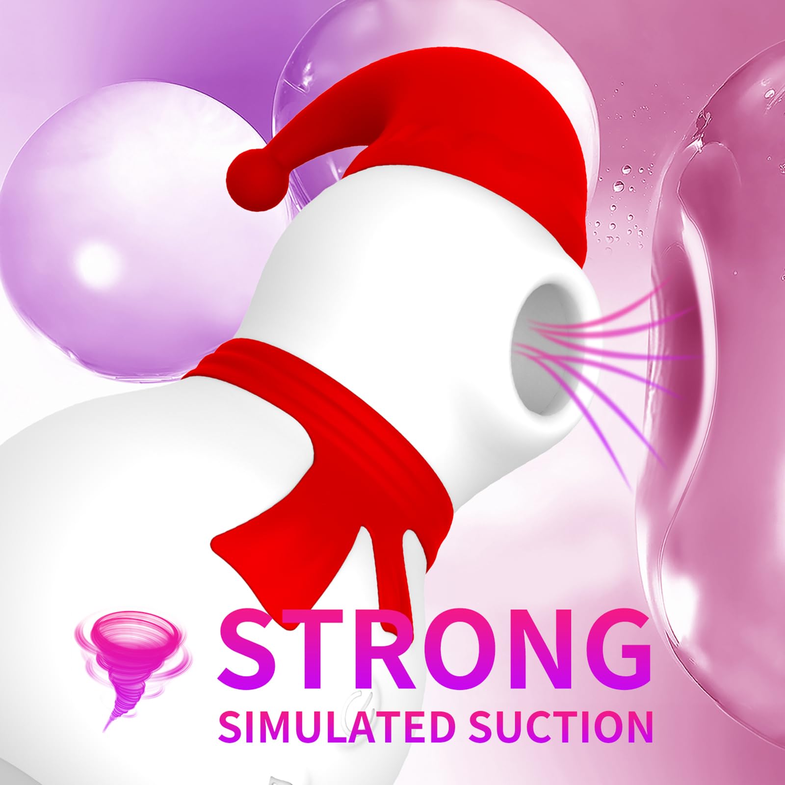 COREXPOWER Clitoral Sucking Vibrator Sex Toy, 10 Clitoral Nipple Sucking Modes, Female Private Part Vibrator, Suitable for Adult Couples, Christmas Valentine's Day Adult Toys Snowman Suction