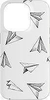 Vista 17 de Paper Airplane Pattern Pilot Plane Airport Aircraft Aviation Case for iPhone 16