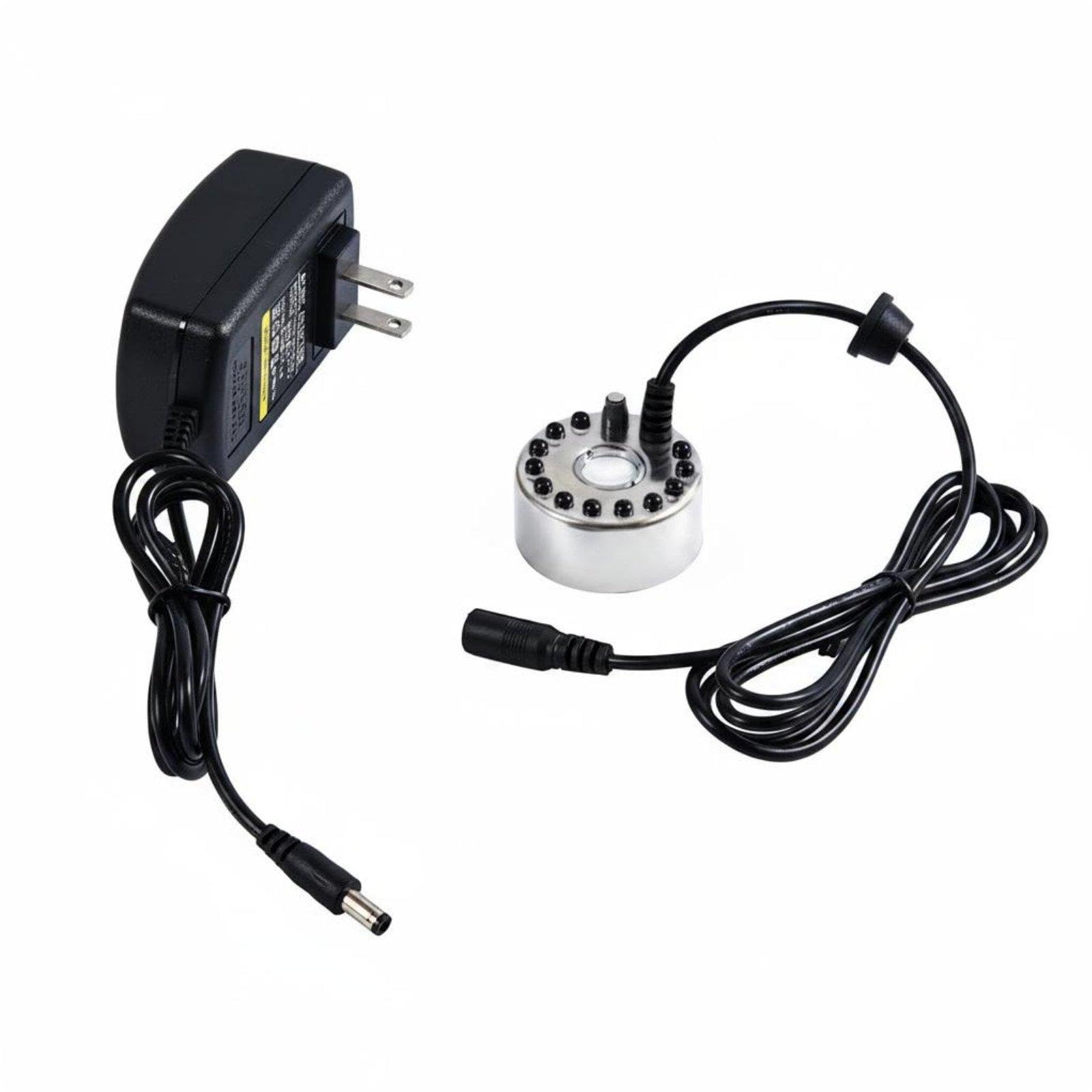 Meadawgs®Aerosolizing Fog Device Fish Tank Stainless Steel Shell Water Feature Mister for Rockery Led Head with Power|Pet Supplies|Fish & Aquariums|Lighting & Bulbs-image-22