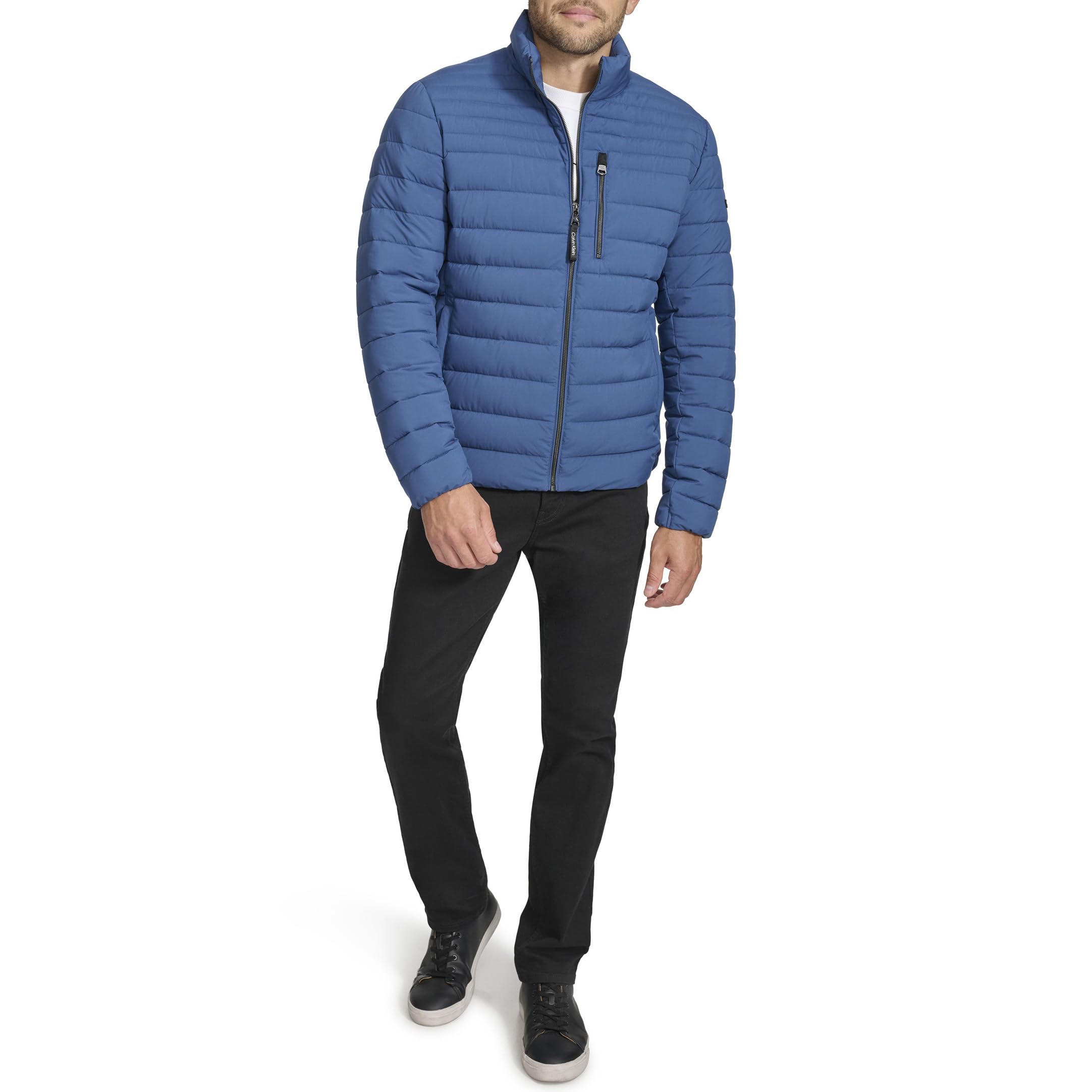 Calvin Klein Leichte Puffer wasserabweisende Daunenjacke für Herren