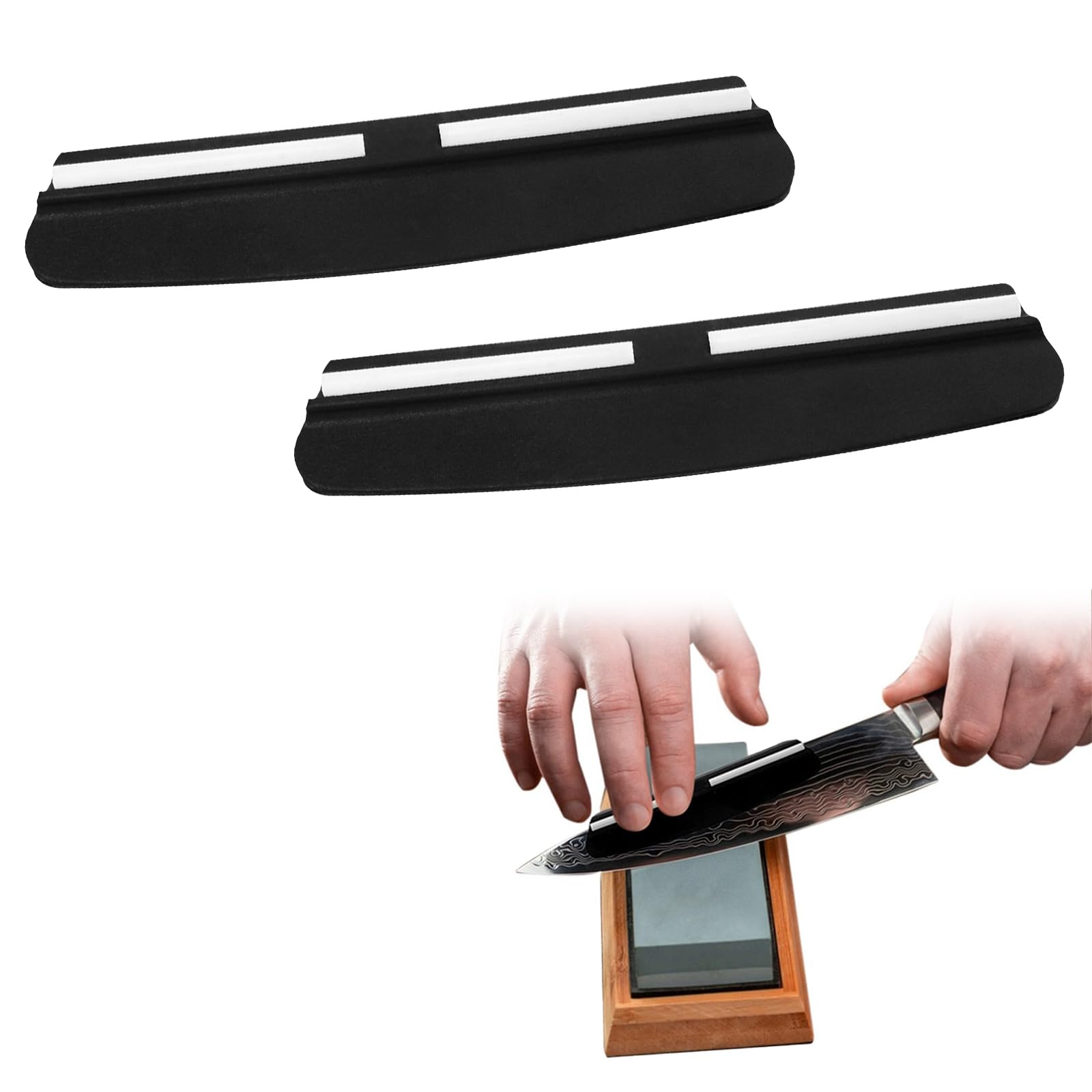 Amazon.co.jp: nalaina 砥石研ぎ 角度固定ホルダー【2本セット】砥石