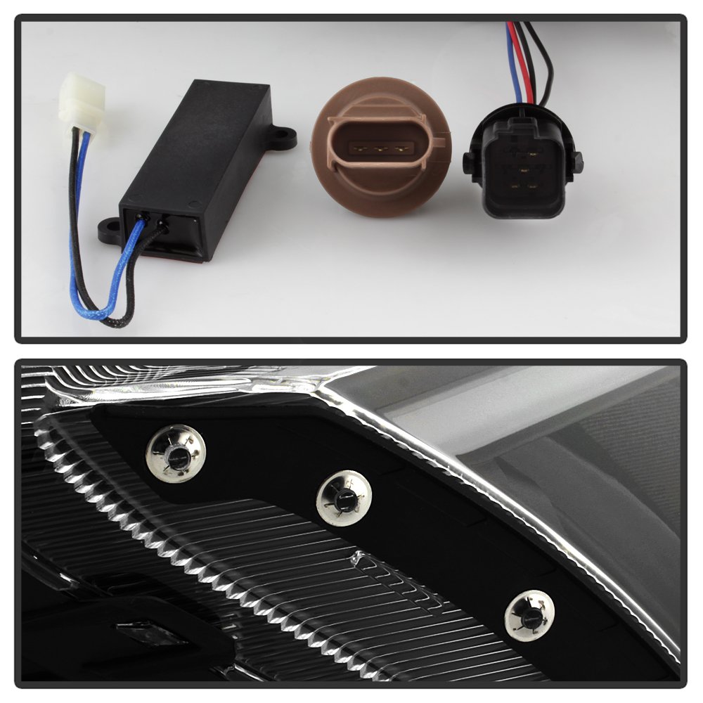 IJDM For 2010-2012 Ford Fusion Clear Lens Front Bumper Side Marker LED Lights La - Foto 8