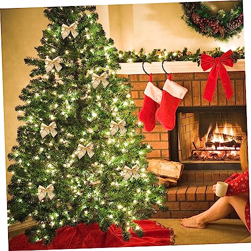 Lazos de Navidad mini con acabado satinado listos para proyectos DIY 5