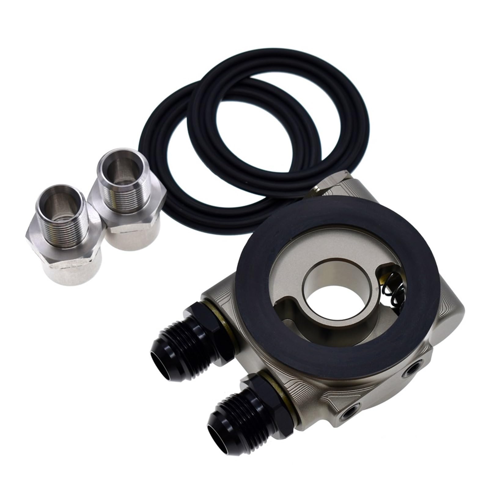 Adaptador Universal de termostato Tipo sándwich para Filtro de Aceite de transmisión M20 x 1.5 3/4-16 UNF AN8/AN10 NPT1/8