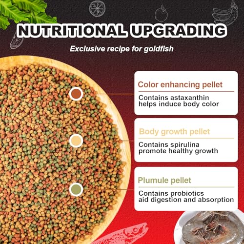 Floating Goldfish Food Pellets – 12oz Pond Fish Food Natural Color Enhancing, Promotes Growth with Natural Antarctic Krill & Spirulina, Clear Water Formula - Image 6