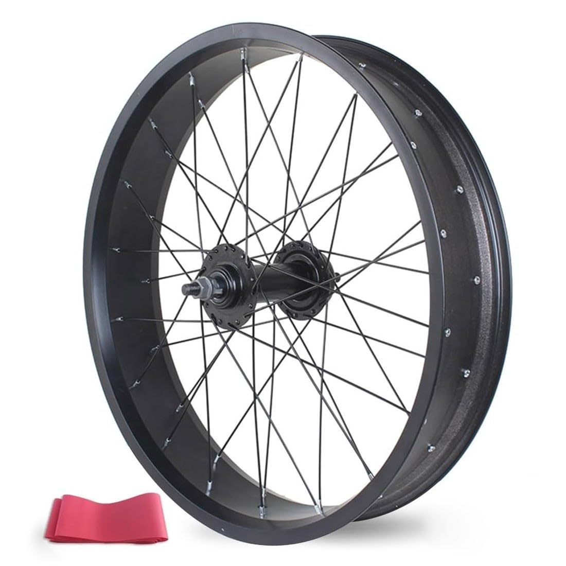 20/24/26 Zoll X 4,0"-4,9'' Fat Bike Vorderrad 36H Felge Vollwelle