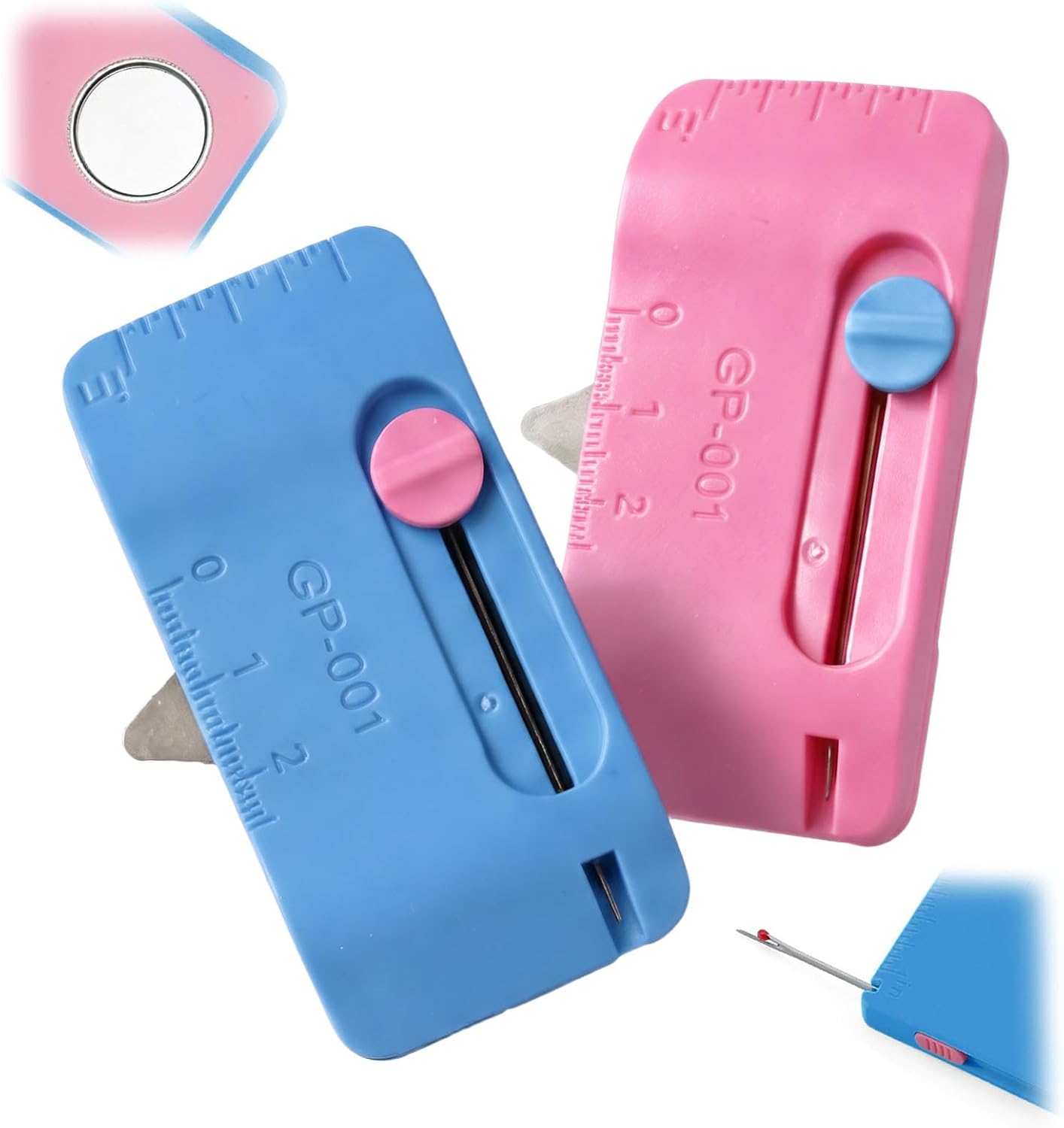 2PCS Magnetic Seam Guide for Sewing Machine,Multifunctional Sewing Guide