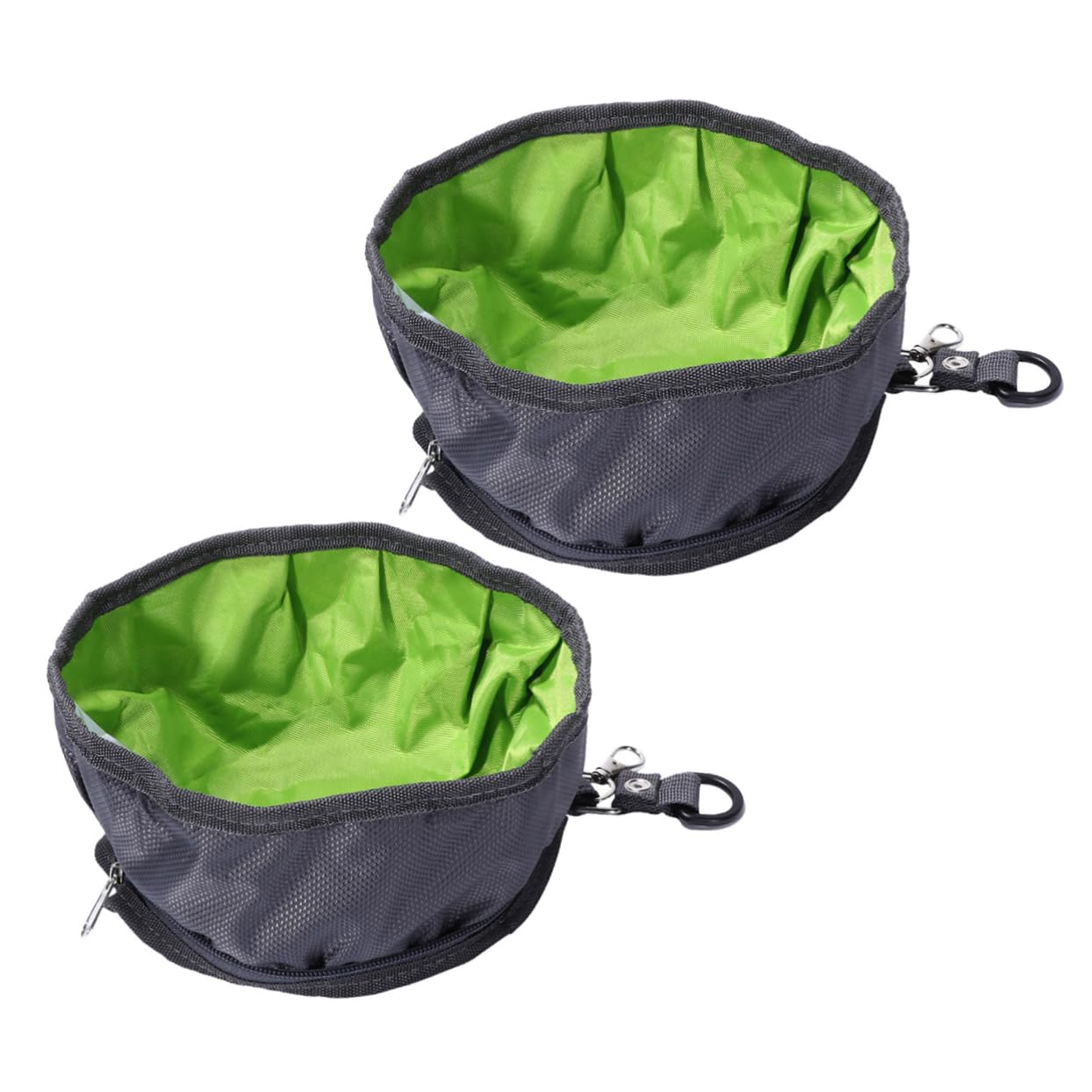 Mipcase 4 Pièces Gamelle Portative pour Chien Bol De Randonnée en Plein Air Gamelle pour Chien Mangeoire pour Pliable pour Voyage De Compagnie d'eau