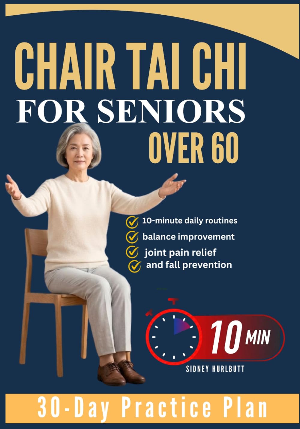 Chair Tai Chi For Seniors Over 60: 10-minute daily routines, balance improvement, joint pain relief, and fall prevention.