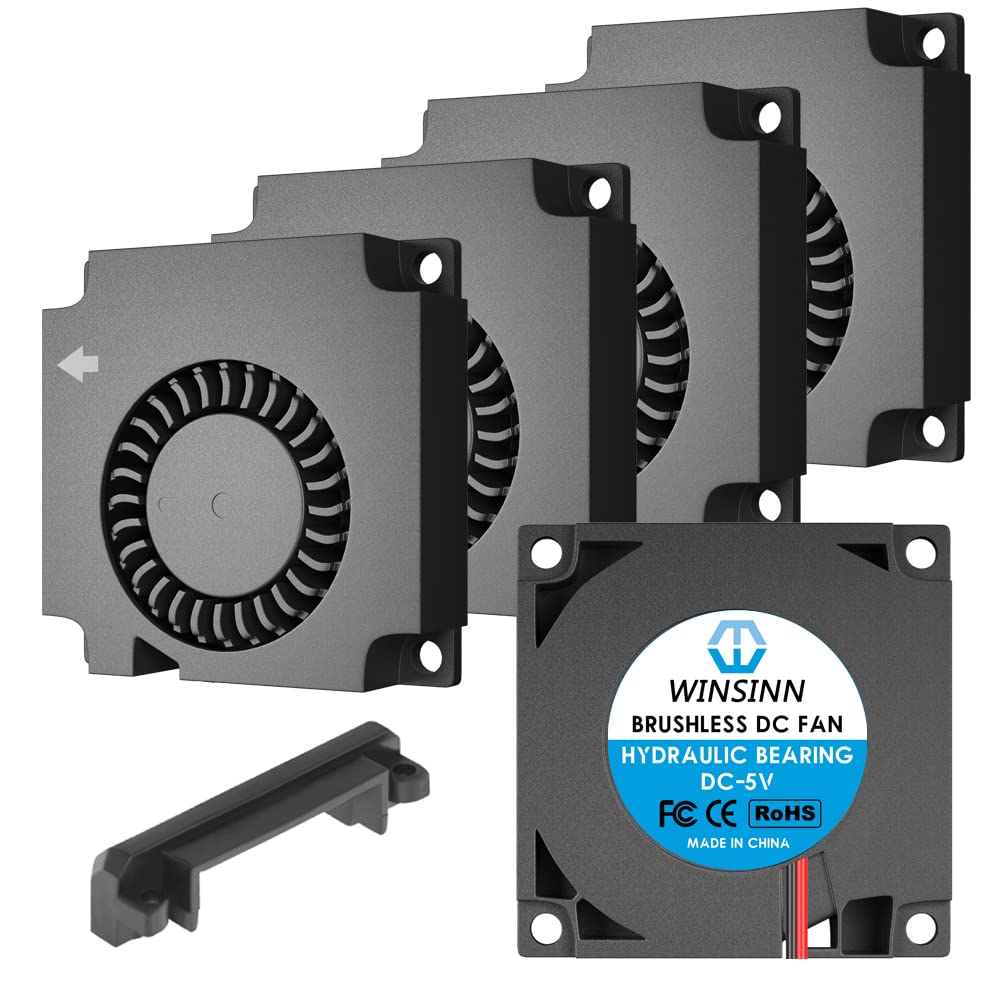 40mm Blower Fan 5V 4010 Turbo, High Speed (Pack of 5Pcs), 40x10mm, Compatible with Desktop, Laptop, Server