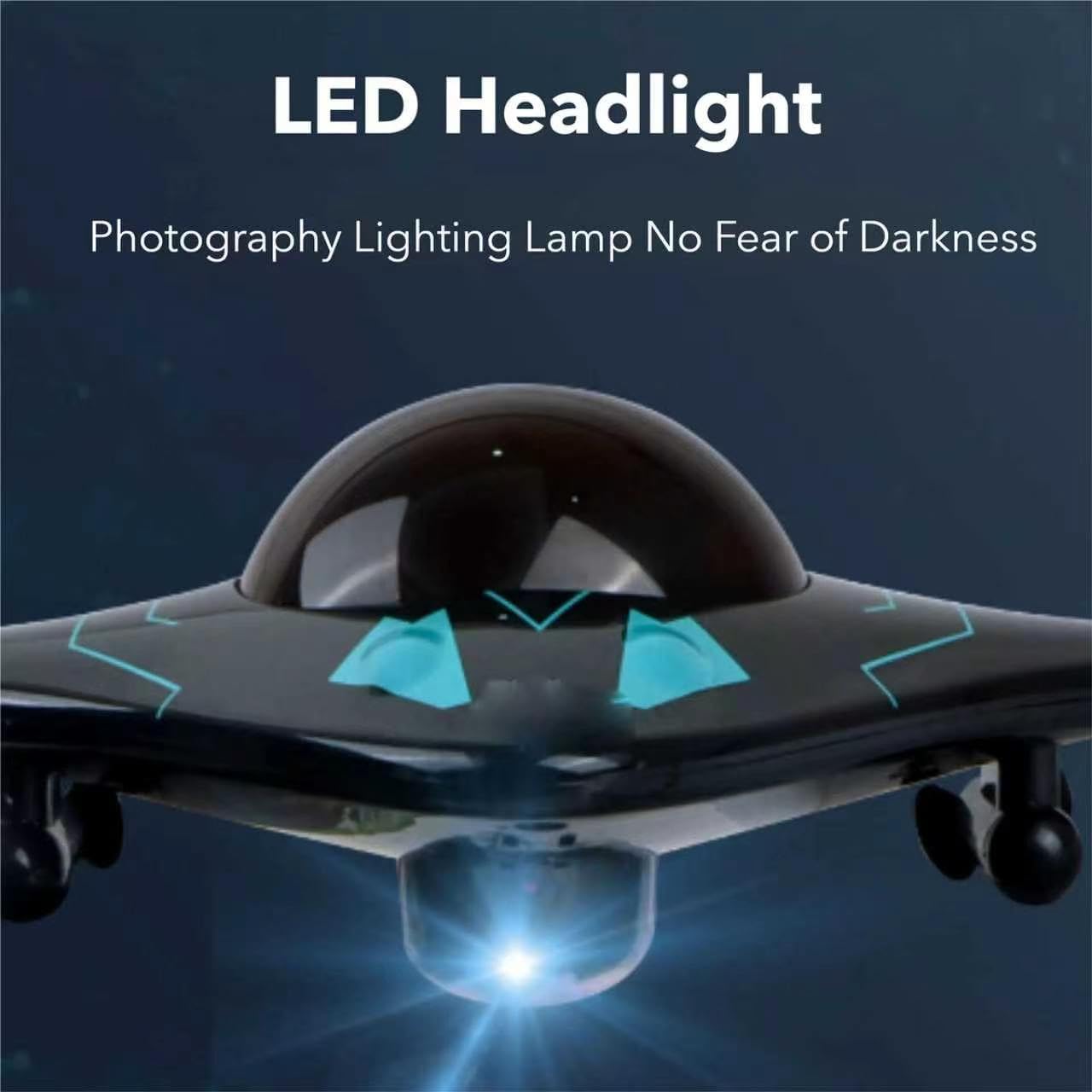 Caméra de drone sous-marin, connectivité avec contrôle d'application intelligente et phare LED, transmission d'image en temps réel en Full HD 1080p, pour l'exploration sous-marine et les jouets pour a