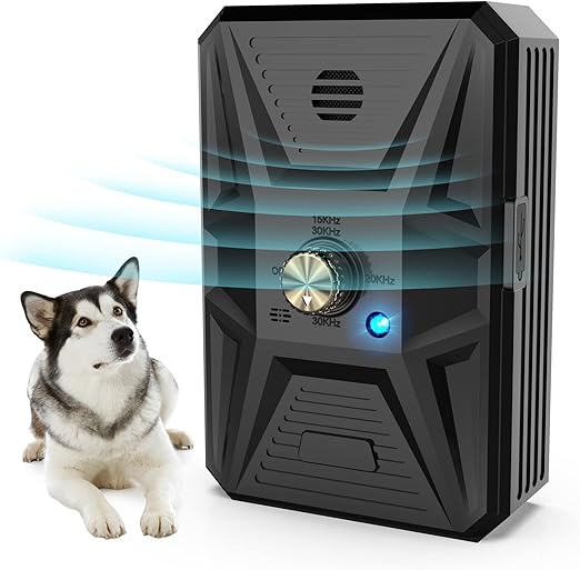 Doppio Disposivo Di Addestramento Ad Ultrasuoni Per Cani Da Compagnia, Antiabbaio, Disposivo Di Addestramento Antiabbaio, Repellente Per Addestramento Cani Ad Alta Potenza, Non Include La Batteria