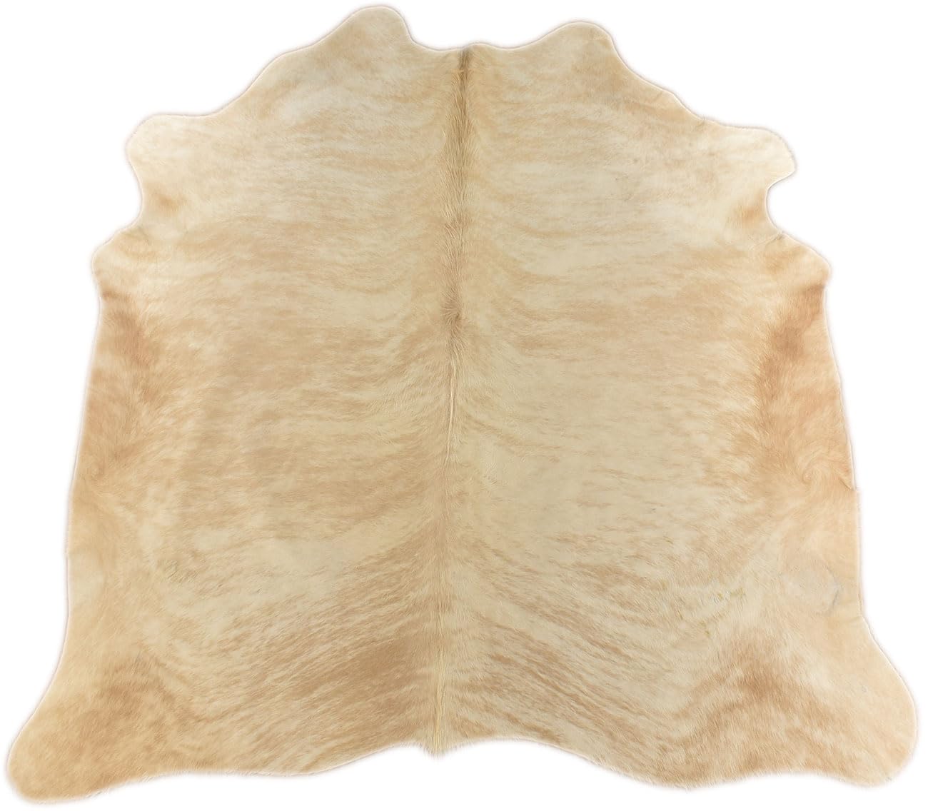 generisch KUHFELL STIERFELL RINDERFELL BEIGE Natur CA. 200 x 190 cm Fell Teppich VON KUHFELLE ONLINE