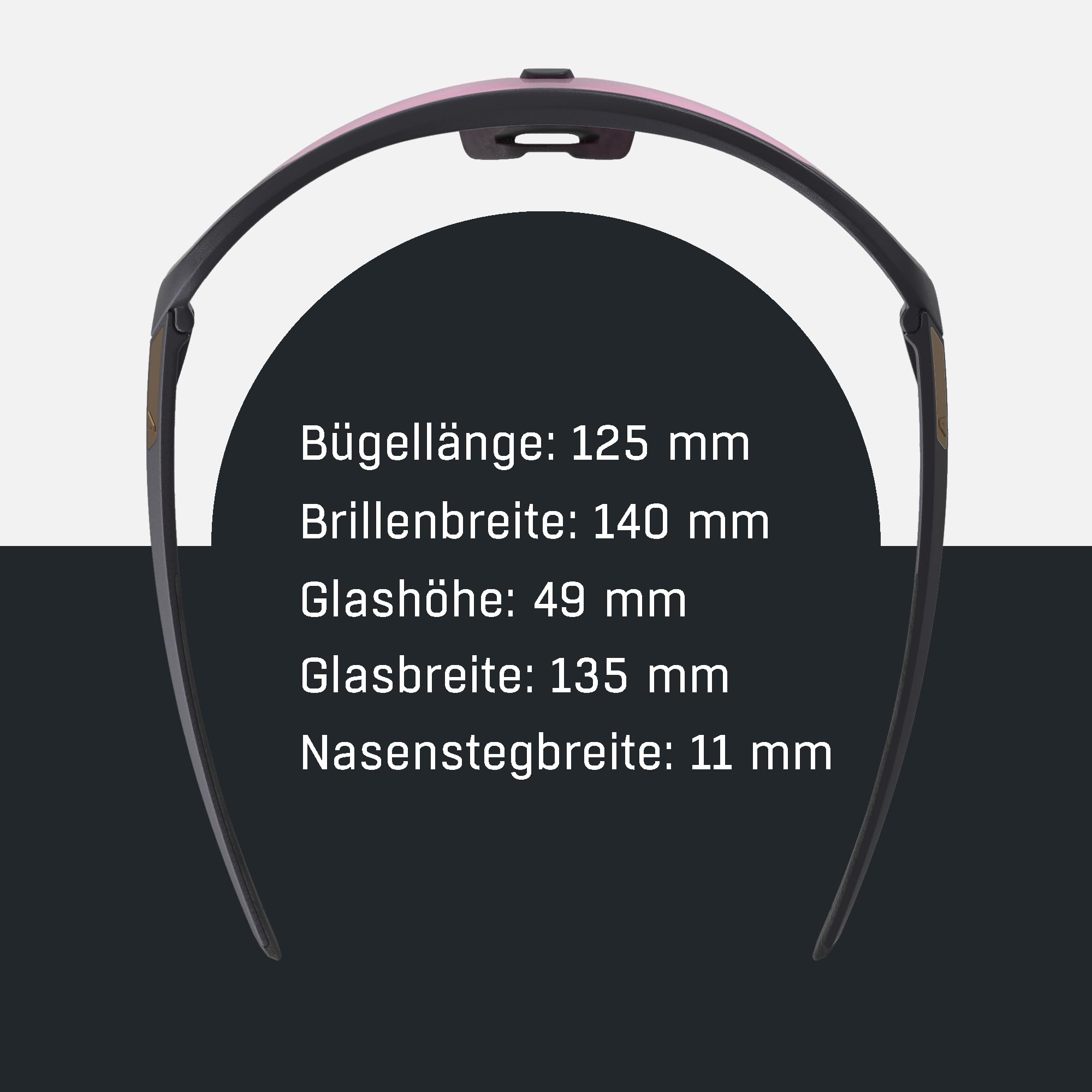 Alpina Turbo Pro S Q-Lite - Elegante Sport-Performance Brille mit integrierter Lüftung