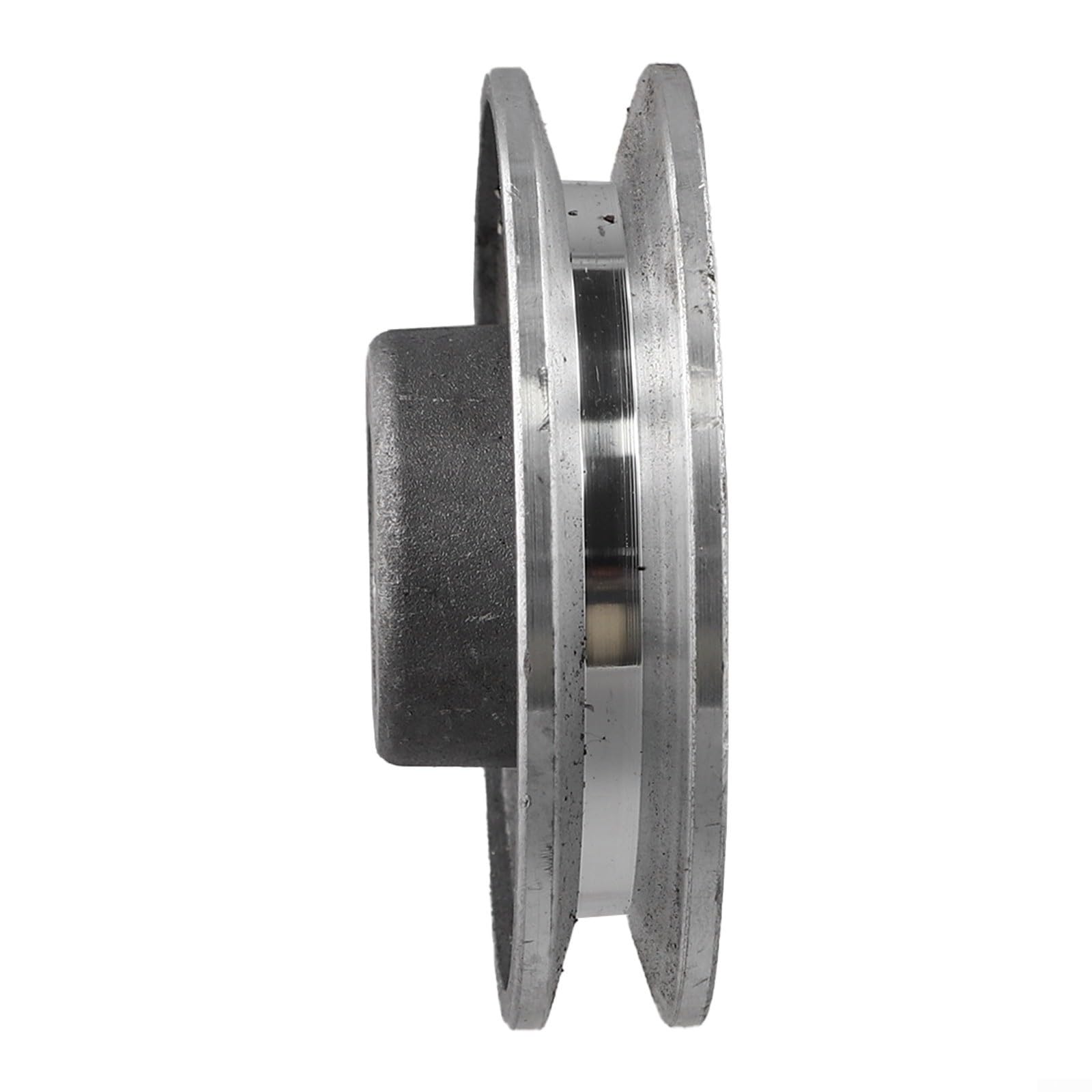 Aluminium Motorriemenscheibe – Einfachrillig, 100mm, Bohrung 19/24mm, Keilnut 6/8mm Für Kompressoren