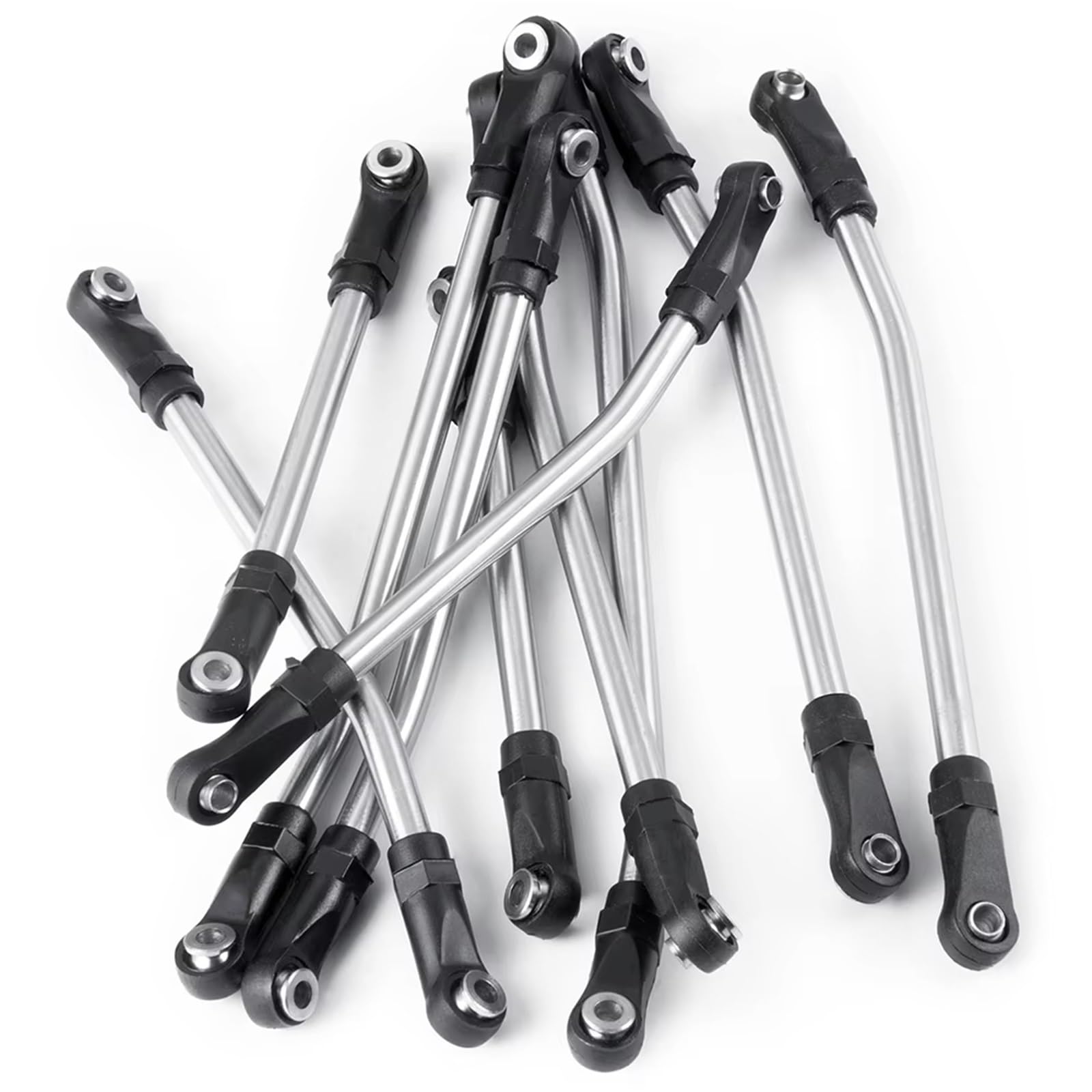 Pièces de voiture RC Pour Element Pour Enduro 1/10 Pièces Voiture RC 10 Pièces Ensemble Liaison Biellette Suspension Inférieure Supérieure Avec Accessoires Voiture Remplacement D'extrémité Boule