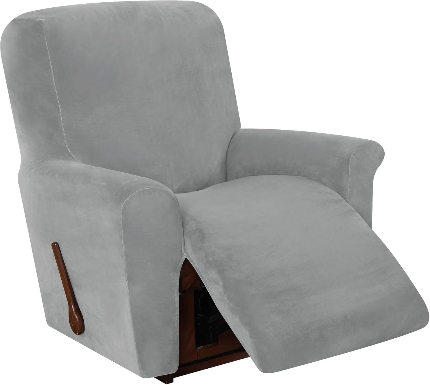 PENDEJATO Stretch Recliner Chair Covers, 1Piece Soft Velvet Recliner
