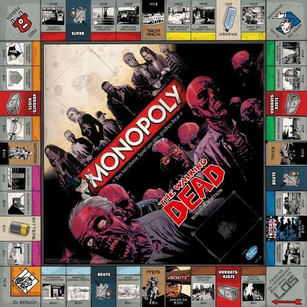 Winning Moves Monopoly The Walking Dead (Comic) Edition - Monopoly Spiel für Fans - Familienspiele Strategie Brettspiele The Walking Dead… – Ansicht 3