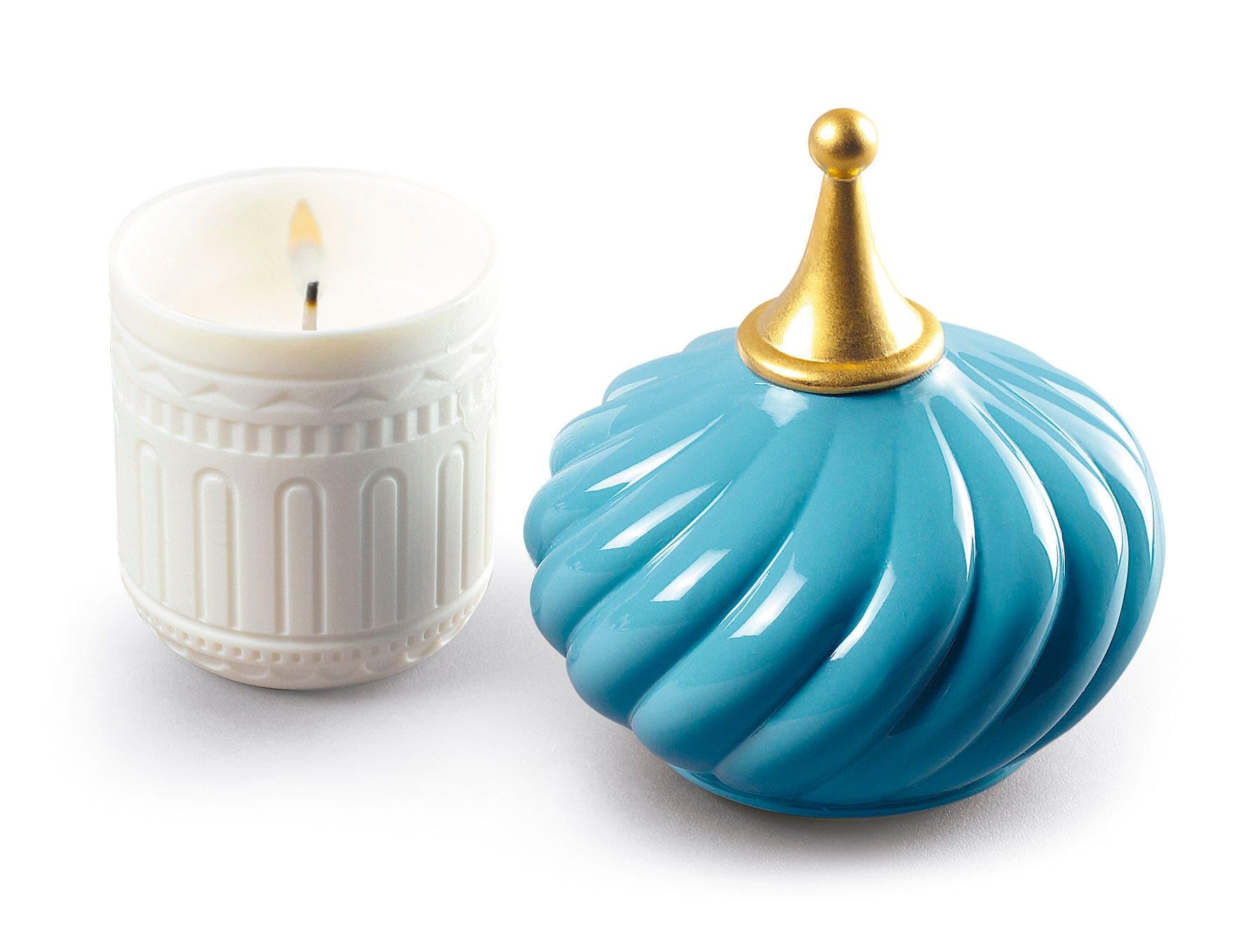 Amazon.co.jp: リヤドロ LLADRÓ 1001ライトキャンドル 楔・Turquoise