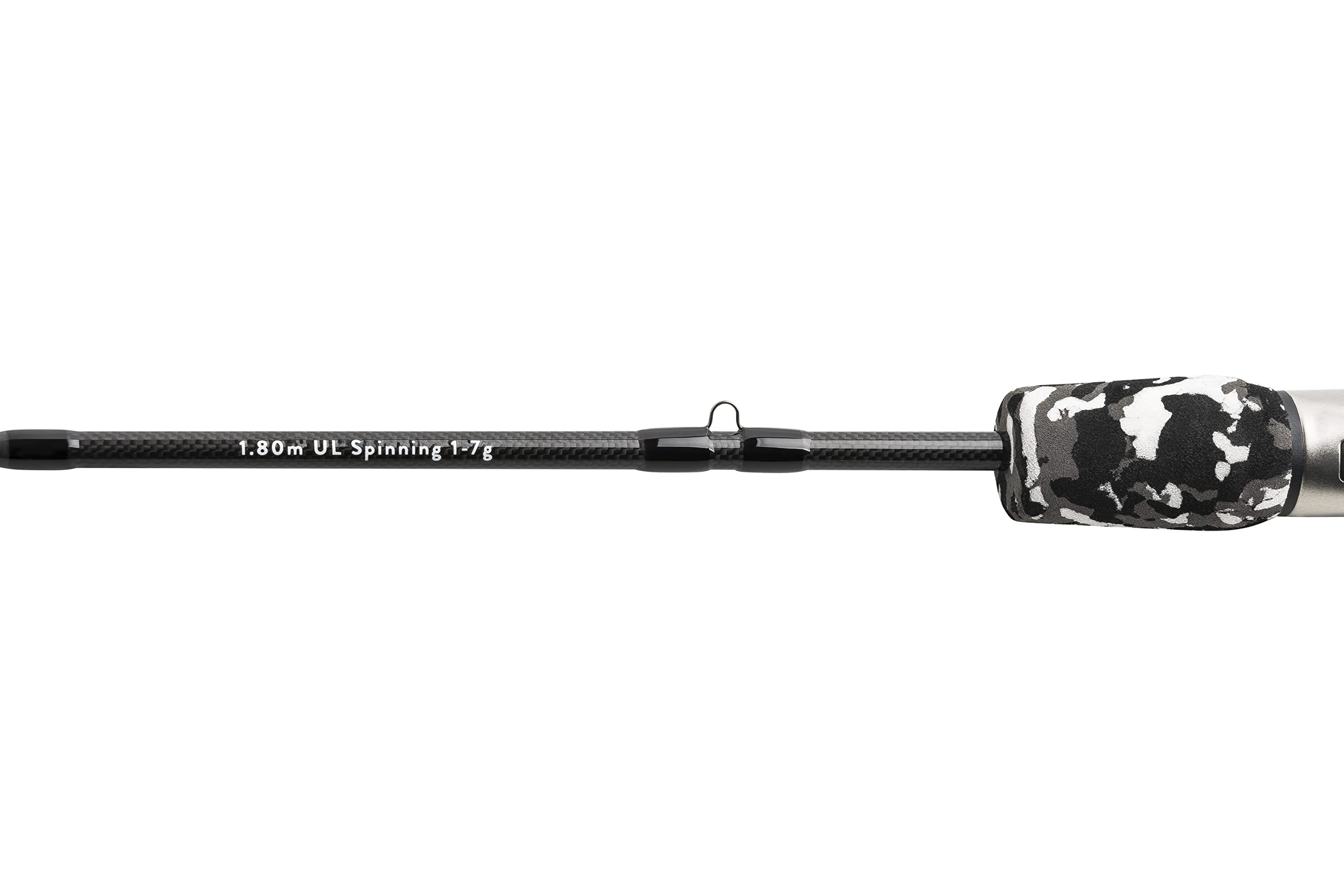 FISHN Feather – ultralekka wędka spinningowa 1,80 m, waga wyrzutu: 1-7 g, wędka spinningowa, wędka wtykana, wędka UL – bezpośrednie przenoszenie siły podczas łowienia pstrąga, saiblingu, okonia