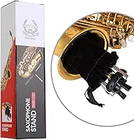 Vista 4 de RHYTHM Soporte plegable para saxofón alto de acero inoxidable, soporte para saxofón portátil, soporte ajustable