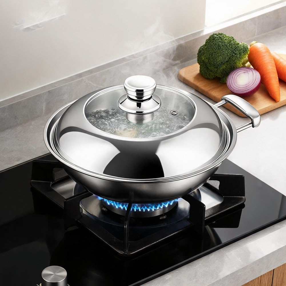 Tapa Cocina Vidrio Templado Borde Anti-derrame(34cm)