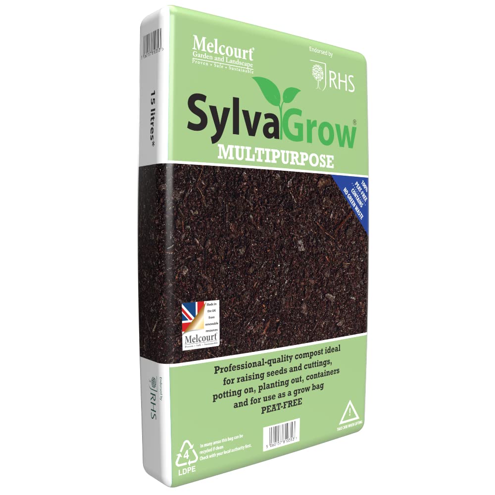 Melcourt Sylvagrow Sustainable Peat Free Indoor Compost 15lt Carry Bag