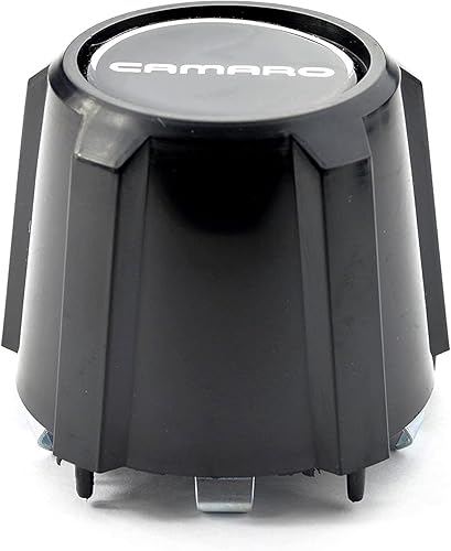 Miniatura 3 de Juego de 4 tapas centrales de rueda negras de repuesto para Chevrolet Camaro RS 1982-1992 de 15 pulgadas 5 estrellas de aluminio