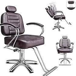 Poltrona Cadeira Reclinável De Barbeiro E Salão