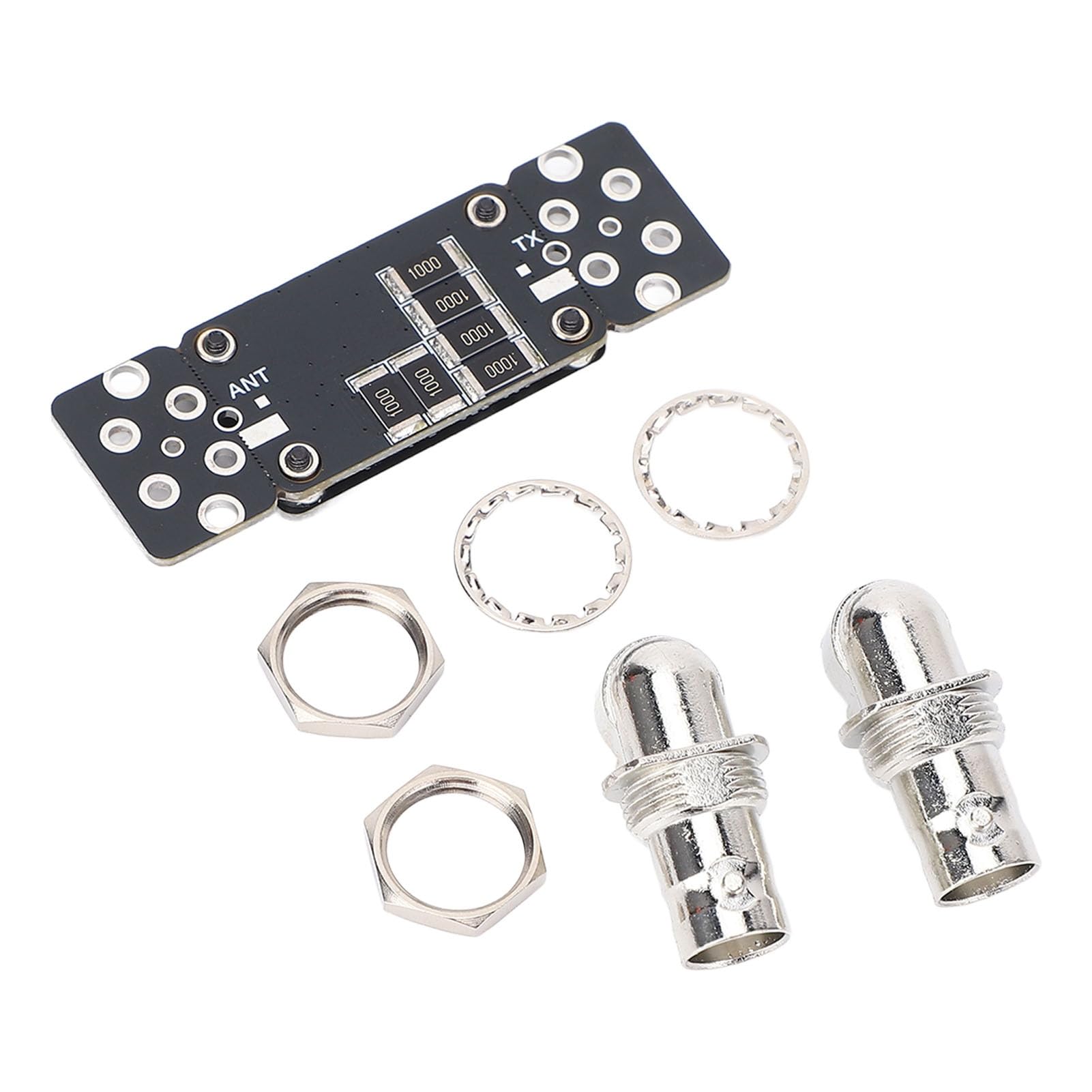 KUIDAMOS Kit Misuratore SWR QRP Misuratore SWR di Potenza Multiuso da 10 W per Gamma di Frequenza 1-50 MHz, Materiale PCB Resistente, Adatto per gli Appassionati di Radioamatori