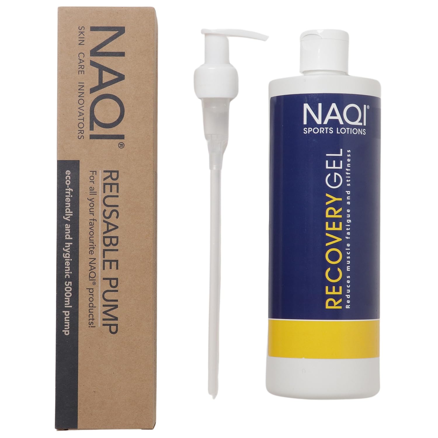 NAQI マッサージローションクール & リカバリージェル セット Amazon | NAQI(ナキ) スポーツジェルR ポンプセット RECOVERY GEL