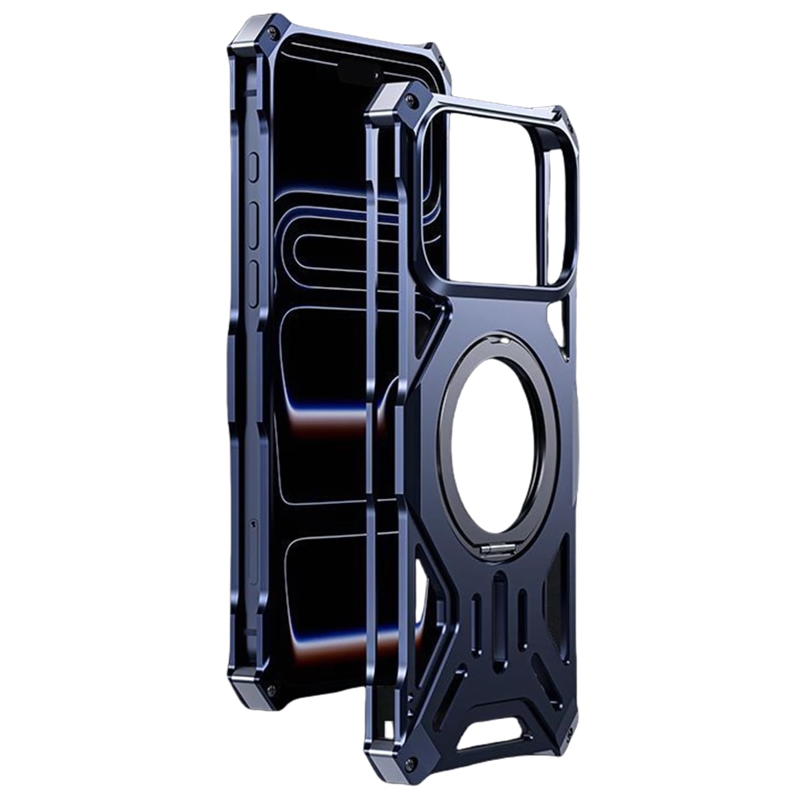 Coque iPhone 17 Pro refroidissement thermique optimal châssis rigide bleu - 8