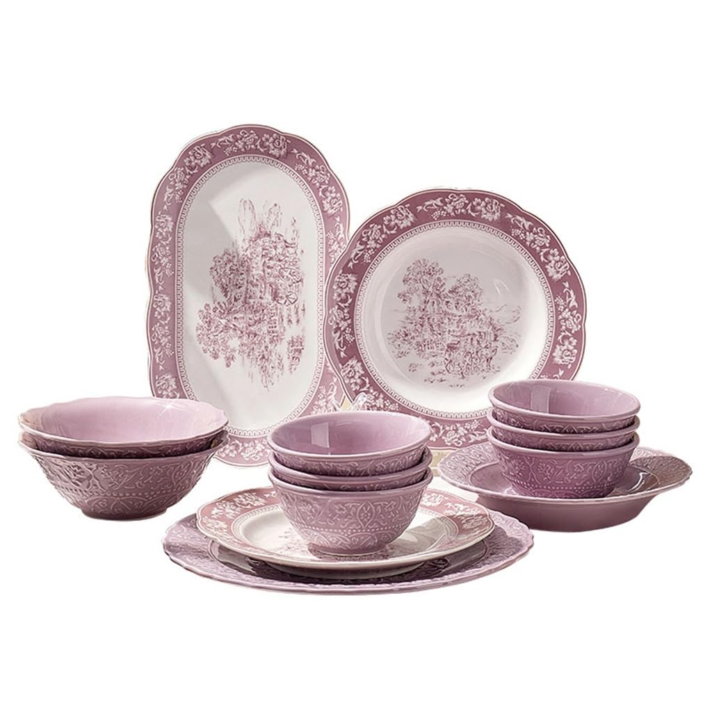 Baguettes et vaisselle en céramique avec assiette en boîte-cadeau