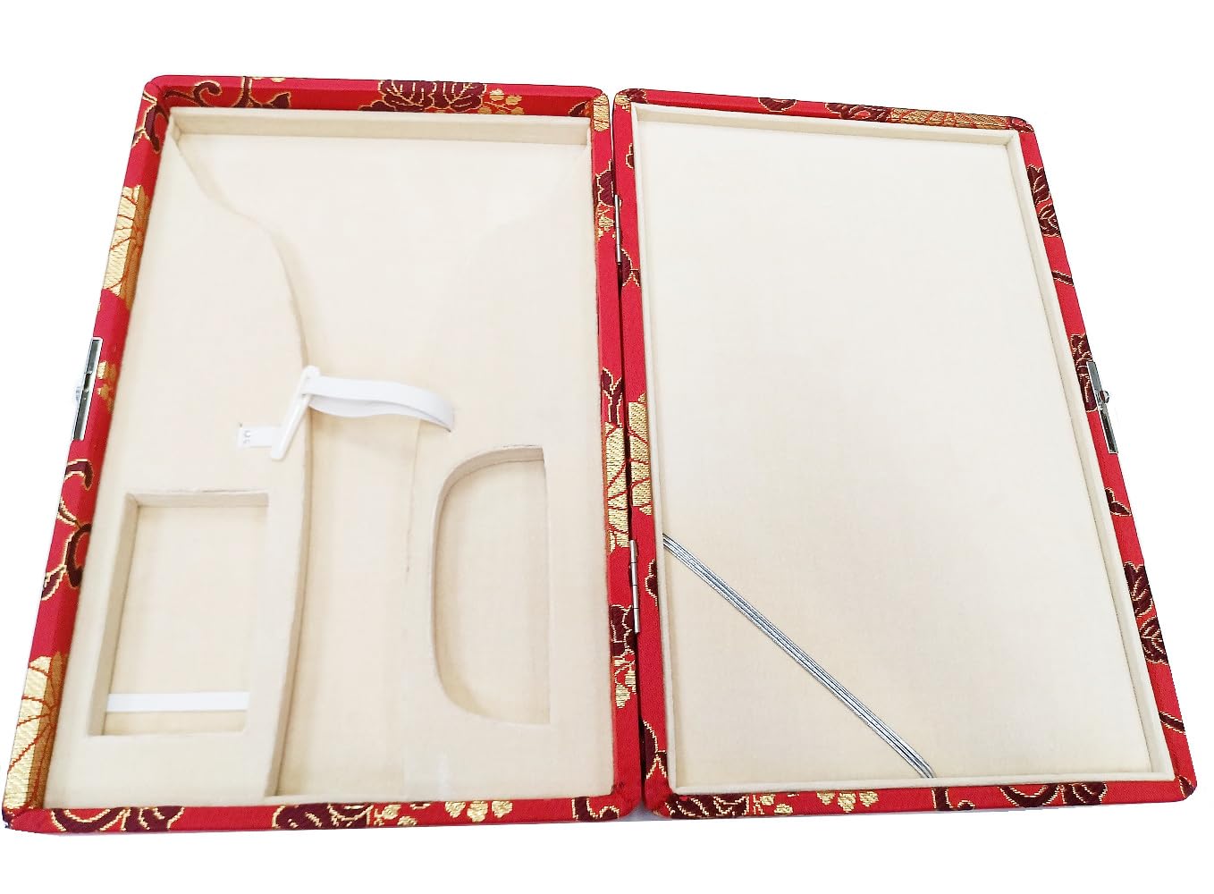 Amazon | 三味線 地歌 地唄 一丁 ばち 入れ 箱 赤 | 三味線アクセサリ