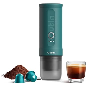 CERA+ Portable Electric Espresso Machine Auto-heating in 3-4 Minutes, With Carrying Bag.