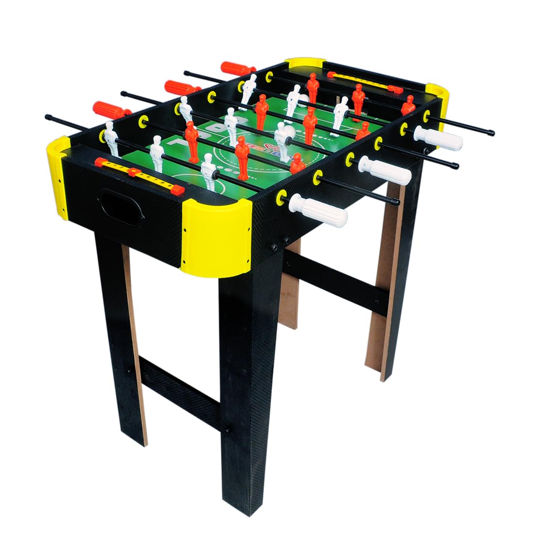 Wembley Wooden Big Foosball Long Stand Portable Foosball Game, 18 Players, 2 Soccer Balls, 6 Rows, 6 Handles, 360° Rotated Soccer Figures, ISI Certified & BIS Approved, Recommended for Ages 6 and Up
