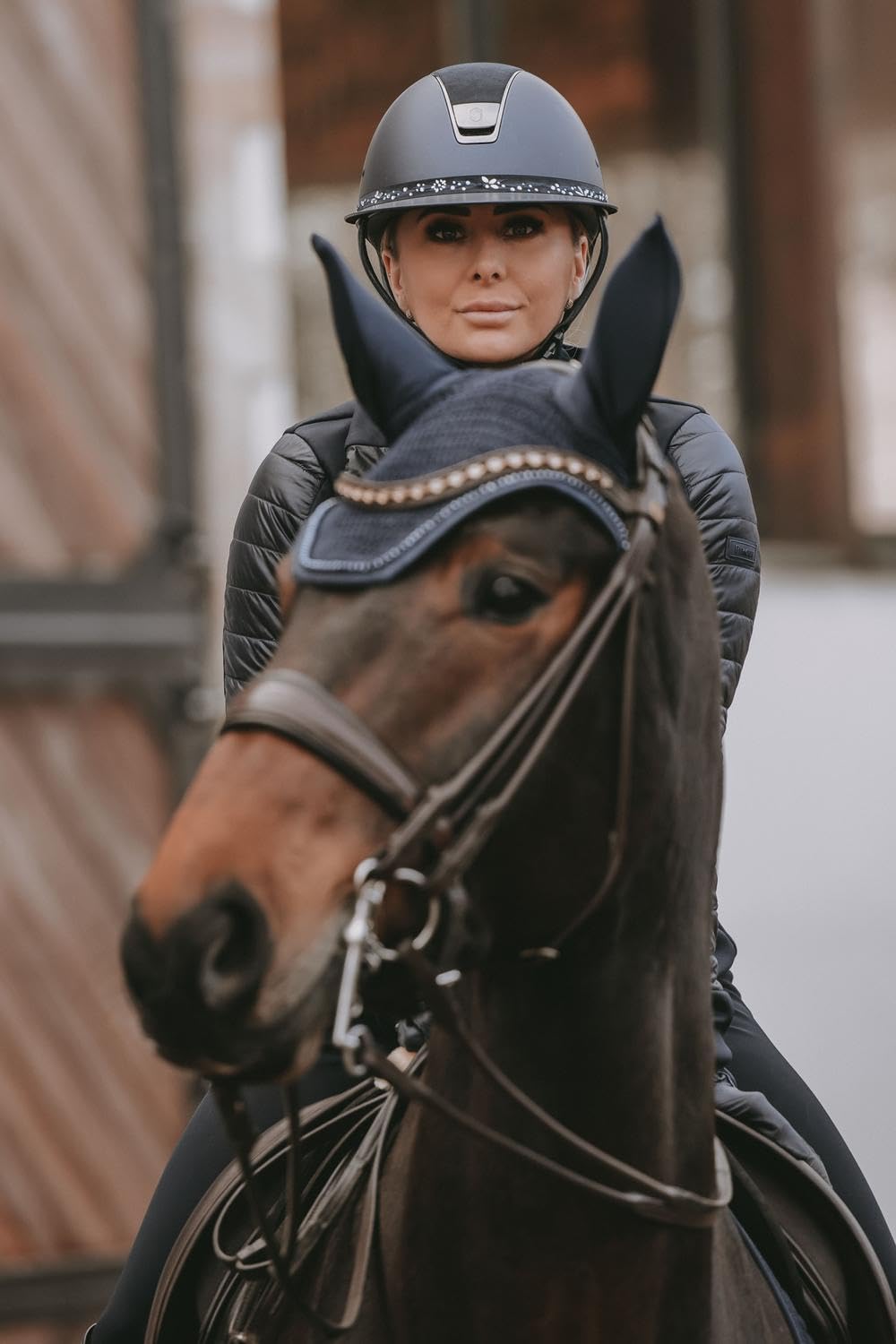 Bonnet Anti-Mouche Cheval Wellignton Glitter Band - Kentucky Horsewear