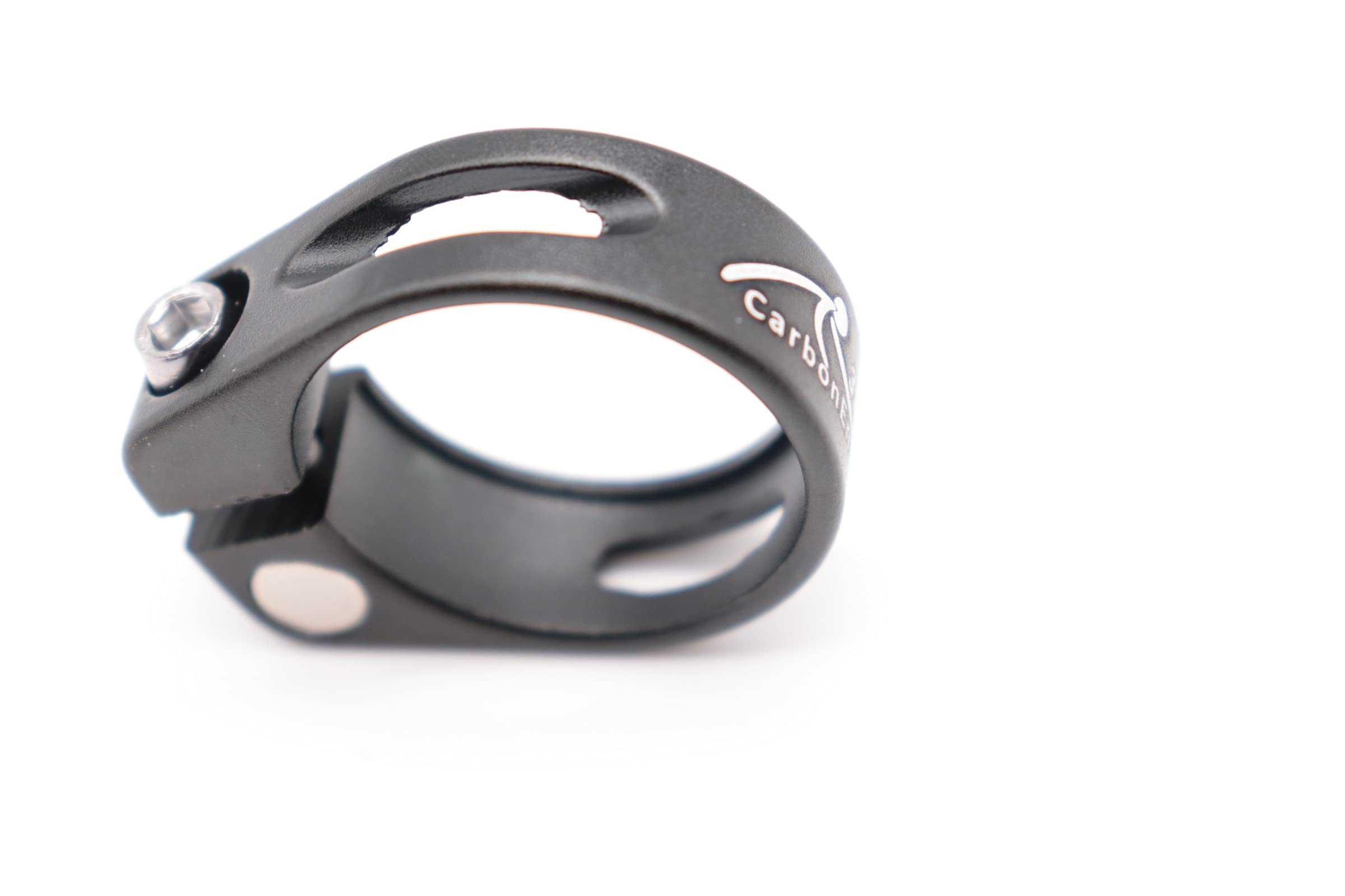 super lekki aluminiowy zacisk siodełka rowerowego 31,8 mm (czarny)