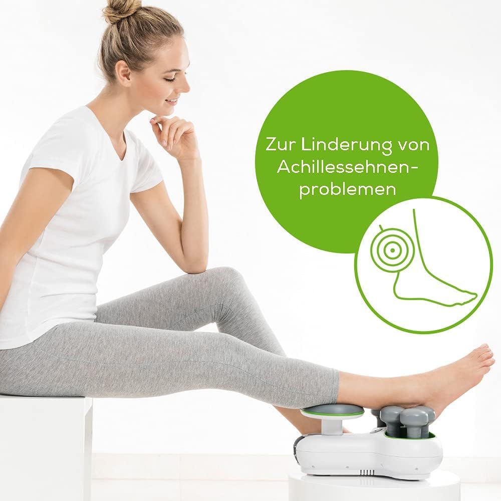Beurer FM 200 Achillomed, Achillessehnenmassagegerät mit 6 Massageköpfen, Linderung von Problemen der Achillessehne, wohltuend und durchblutungsfördernd, ideal für Läufer, 1 Stück (1er Pack)