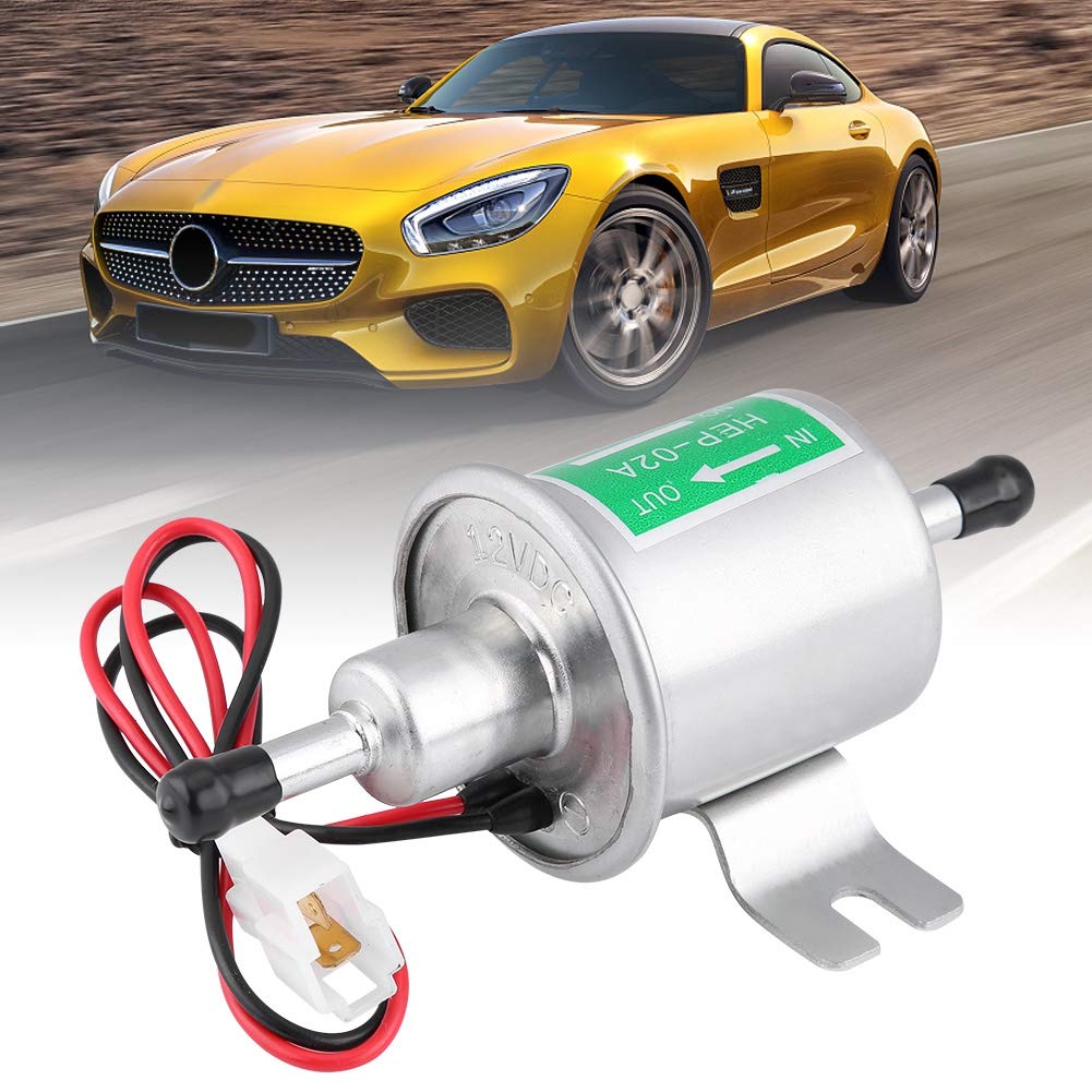 EBTOOLS HEP-02A elektryczna pompa paliwowa 12 V uniwersalna benzynowa elektryczna pompa paliwowa do generatorów gazu i oleju napędowego