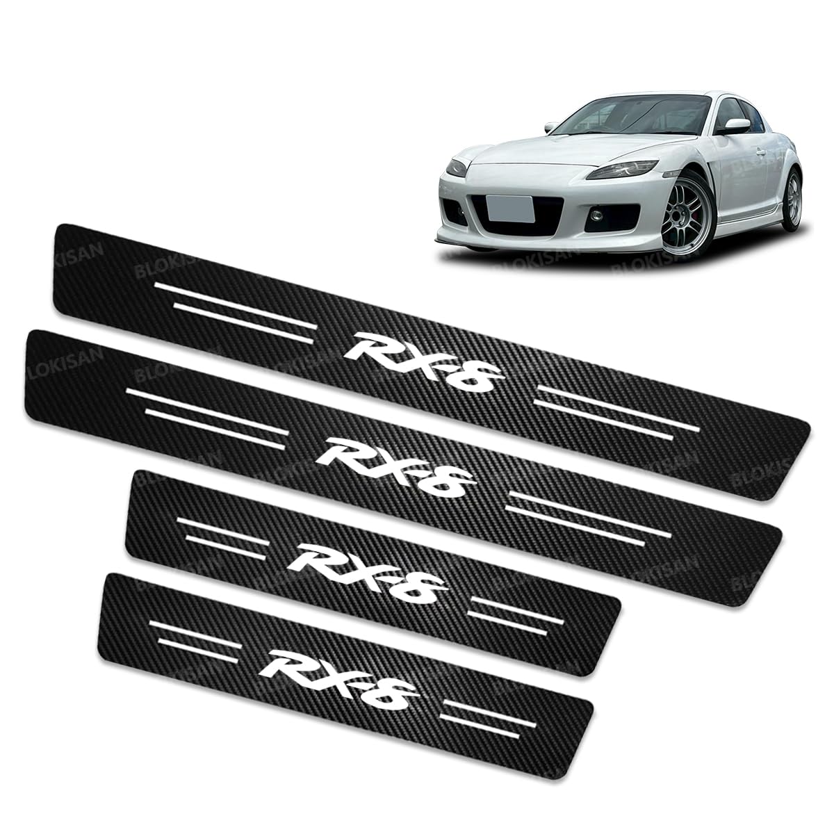 Amazon.co.jp: 新型【RX-8】用 rx-8 スカッフプレート 車用サイド