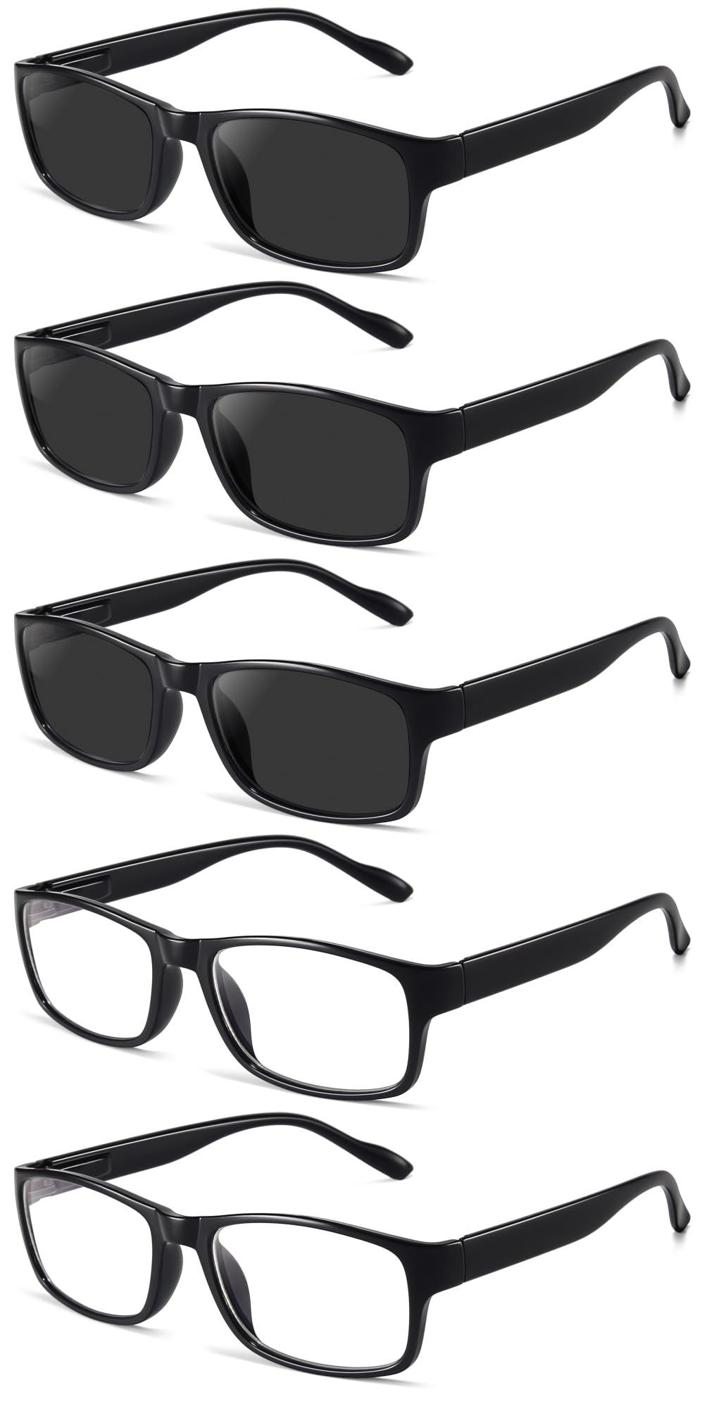 Photo 1 of Gaoye 1.25 Reader Sunglasses Men for All Day - Computer Readers with Blue Light Protection - Value Pack