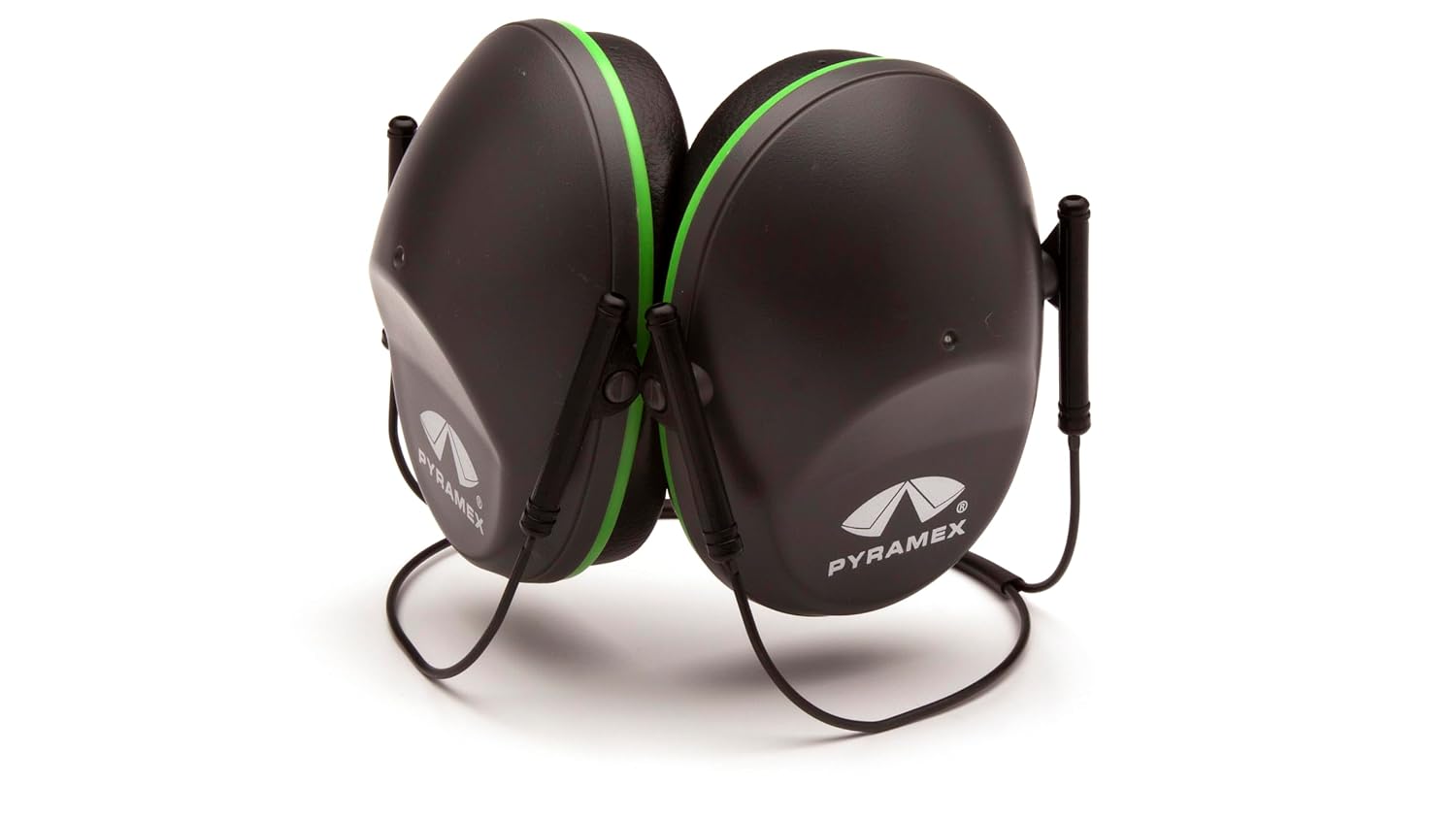 Pyramex Safety BH9010 Behind the head 9010 earmuff, black/blue/green, 14.5cm x 15cm x 12cm