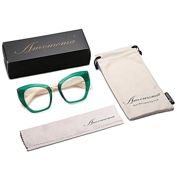 Amazon.com: AMOMOMA Oversized Cat Eye Reading Glasses for