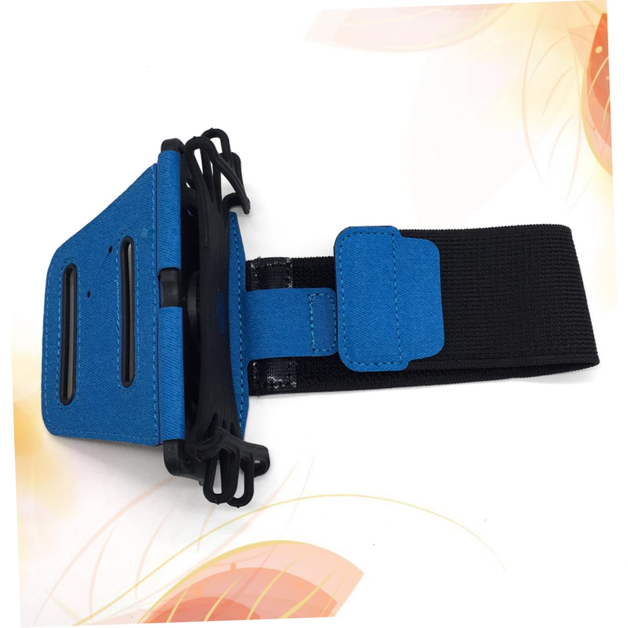 Uonlytech 2pièces Rotation Brassard De Téléphone Mobile pour Sport Plein Air Support Ajustable pour Smartphone pour Course Et Activités Extérieures Bleu