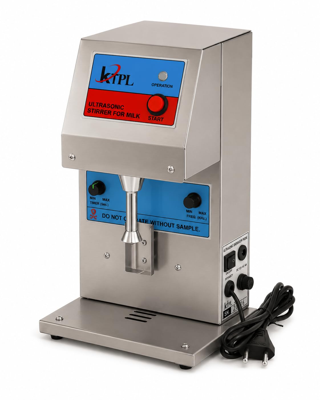 KTPL Manual Ultrasonic Milk Stirrer AC to DC Machine for Dairy Milk Testing | Corten Steel Stirrer for Milk Sample Mixing | Dairy Equipment-image-22