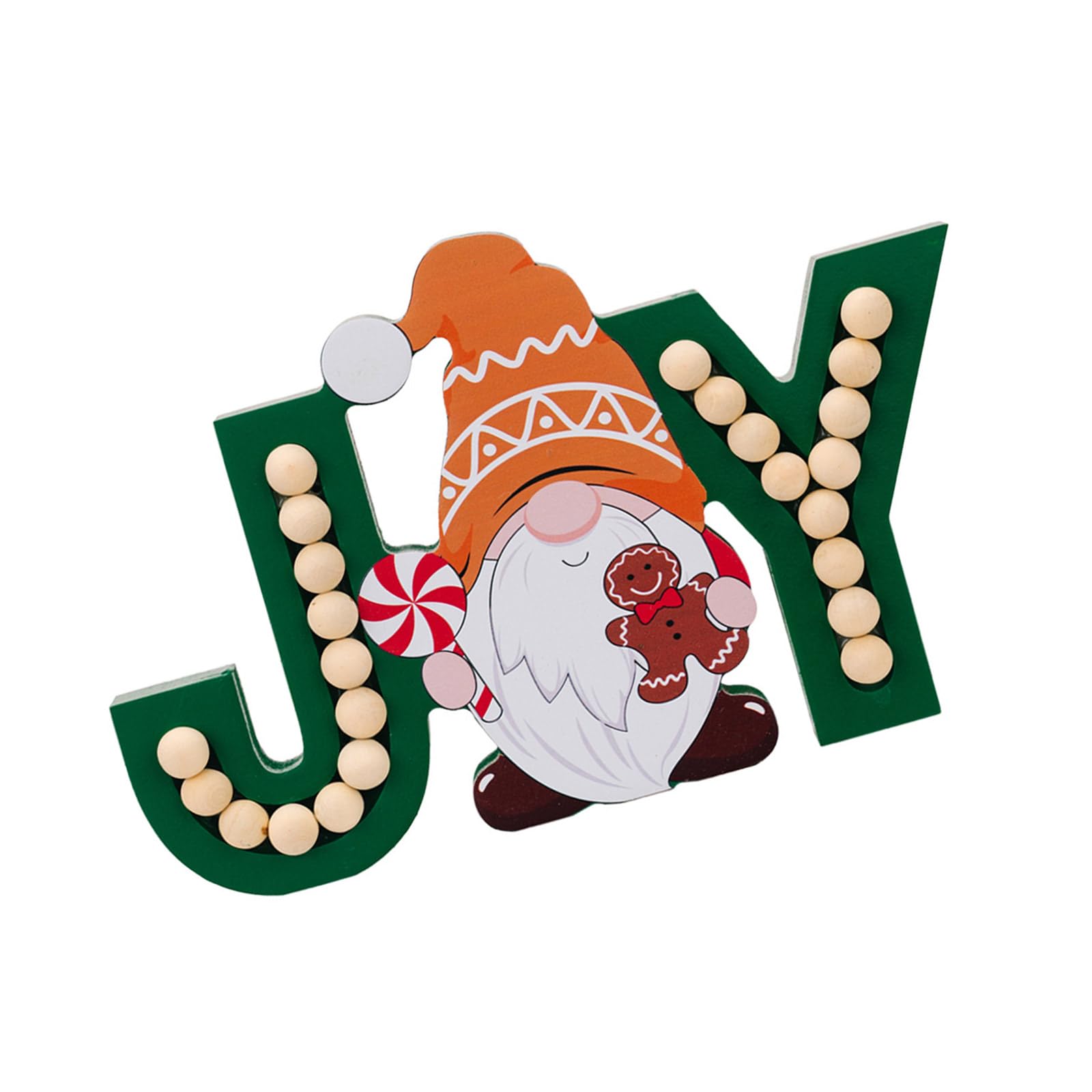 Elnwnnkc Gingerbreads/Dwarf Figure Home Decoration Wood Sculpture Tabletop Ornament for Indoor and Outdoor Use Wood Sculpture